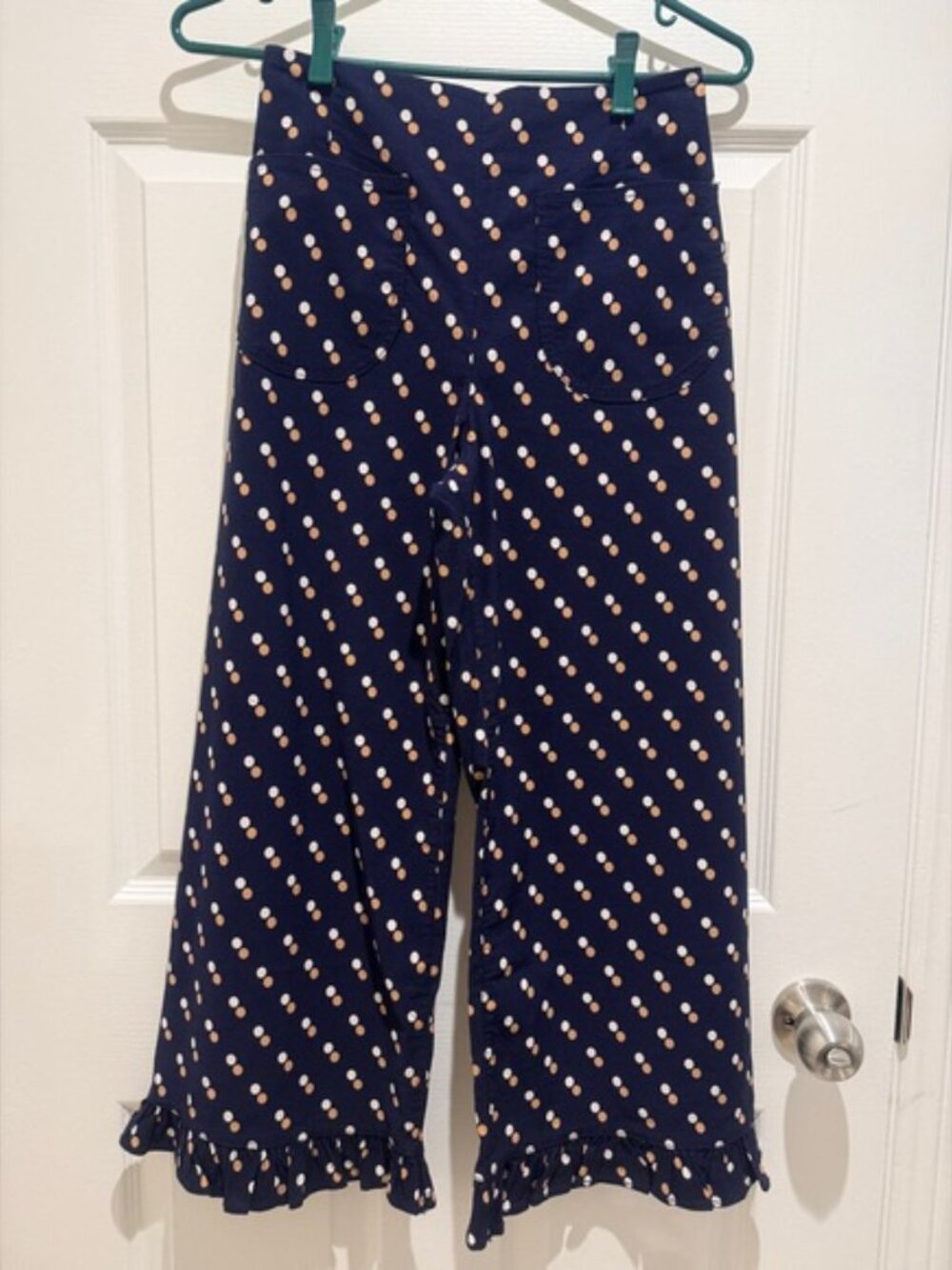 NWT Anthropologie Women's 24P The Colette Cropped High-Rise Wide-Leg Trousers - Picture 4 of 9